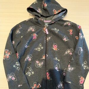 Cat & Jack Dark Gray Butterfly Hoodie